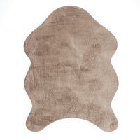 Paco Home Fellteppich "Pelt 640" fellförmig 16 mm Höhe Kunstfell, Uni Farben, sehr weicher Flor von PACO HOME