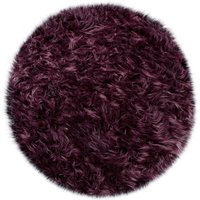 Paco Home Fellteppich "Playa 960" rund 64 mm Höhe Kunstfell, Flokati-Optik, Hochflor, weich und flauschig, Uni-Farben von PACO HOME