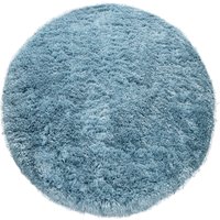 Paco Home Hochflor-Teppich "Akumal 930", rund, Shaggy, besonders weich durch Softgarn, Uni-Farben von PACO HOME