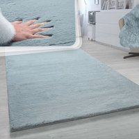 Paco Home - Hochflor Teppich Für Wohnzimmer Softes Kaninchenfell Imitat Kunstfell In Türkis ø 120 cm Rund Paco Home - Hochflor Teppich Für Wohnzimmer Softes Kaninchenfell Imitat Kunstfell In Türkis ø 120 cm Rund von PACO HOME