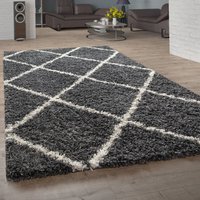 Paco Home Hochflor-Teppich "Kalmar 441", rechteckig, 40 mm Höhe, Scandi Design, Rauten Muster, weich & kuschelig Paco Home Hochflor-Teppich "Kalmar 441", rechteckig, 40 mm Höhe, Scandi Design, Rauten Muster, weich & kuschelig von PACO HOME