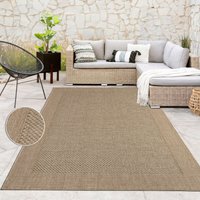 Paco Home - In-& Outdoor Teppich Balkon Terrasse Küchenteppich Sisal Optik Bordüre Einfarbig Beige 120x170 cm Paco Home - In-& Outdoor Teppich Balkon Terrasse Küchenteppich Sisal Optik Bordüre Einfarbig Beige 120x170 cm von PACO HOME