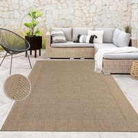 Paco Home - In-& Outdoor Teppich Balkon Terrasse Küchenteppich Sisal Optik Bordüre Einfarbig Beige 80x150 cm Paco Home - In-& Outdoor Teppich Balkon Terrasse Küchenteppich Sisal Optik Bordüre Einfarbig Beige 80x150 cm von PACO HOME