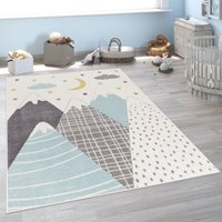 Paco Home - Kinderteppich Teppich Kinderzimmer Junge Mädchen Modern Berge Sterne Wolken Blau 133 cm Quadrat Paco Home - Kinderteppich Teppich Kinderzimmer Junge Mädchen Modern Berge Sterne Wolken Blau 133 cm Quadrat von PACO HOME
