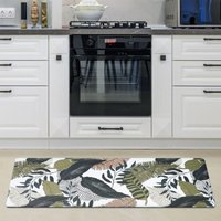 Küchenteppich Küchenmatte Küchenläufer pvc Rutschfest Küche Verschiedene Muster Mehrfarbig, 45x120 cm - Paco Home Küchenteppich Küchenmatte Küchenläufer pvc Rutschfest Küche Verschiedene Muster Mehrfarbig, 45x120 cm - Paco Home von PACO HOME