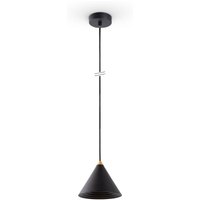 Paco Home - Lampe Pendelleuchte Esstisch Hängelampe Küche Vintage Metall E27 Schwarz-Gold, Ø15,5cm von PACO HOME