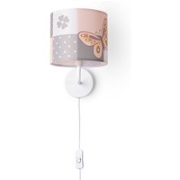 Paco Home - Nachttischlampe Kinderzimmer Tischleuchte Bunt Wandlampe Kinderzimmer Regenbogen Wandleuchte - Weiß, Design 1 (Ø18 cm) von PACO HOME