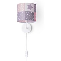 Paco Home - Nachttischlampe Kinderzimmer Tischleuchte Bunt Wandlampe Kinderzimmer Regenbogen Wandleuchte - Weiß, Design 3 (Ø18 cm) von PACO HOME