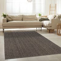 Paco Home - Outdoor Indoor Loop Teppich Wetterfest Terrasse Küche Natur weiche Struktur Anthrazit 80x150 cm von PACO HOME