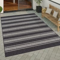 Paco Home - Outdoor Teppich Flachgewebe in Sisal-Optik mit Bordüre UV-beständig robust Grau, 120x160 cm Paco Home - Outdoor Teppich Flachgewebe in Sisal-Optik mit Bordüre UV-beständig robust Grau, 120x160 cm von PACO HOME