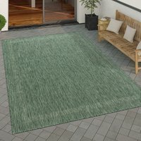 Paco Home - Outdoor Teppich Flachgewebe in Sisal-Optik mit Bordüre UV-beständig robust Grün, 200x280 cm Paco Home - Outdoor Teppich Flachgewebe in Sisal-Optik mit Bordüre UV-beständig robust Grün, 200x280 cm von PACO HOME