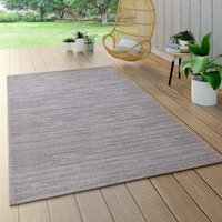 Paco Home - Outdoor Teppich Wetterfest Balkon Küche Sisal Meliert Streifen Natur Grau 120x170 cm von PACO HOME