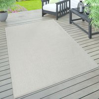 Paco Home - Outdoor Teppich wetterfest Garten & Terrasse flachgewebt Uni Sisaloptik robust 80x150 cm, Elfenbein Paco Home - Outdoor Teppich wetterfest Garten & Terrasse flachgewebt Uni Sisaloptik robust 80x150 cm, Elfenbein von PACO HOME