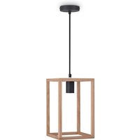 Pendellampe Deko Wohnzimmer Hängeleuchte Esszimmer Lampe Schlafzimmer Holz E27 Holz, Pendelleuchte - Typ 4 - Paco Home von PACO HOME