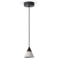 Pendelleuchte Esstisch Hängelampe Esstischlampe Beton Retro Vintage Lampe Schwarz-Beton, Typ 1 - Paco Home von PACO HOME