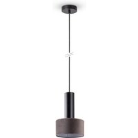 Paco Home - Pendelleuchte Wohnzimmer Hängeleuchte Stoffschirm Esszimmer Modern GU10 Pendelleuchte, Schwarz-Grau Paco Home - Pendelleuchte Wohnzimmer Hängeleuchte Stoffschirm Esszimmer Modern GU10 Pendelleuchte, Schwarz-Grau von PACO HOME