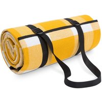 Paco Home Picknickdecke Campingdecke XXL Strand Picknickdecke Wasserdicht Mit Tragegriff Gelb 3, 200x300cm Paco Home Picknickdecke Campingdecke XXL Strand Picknickdecke Wasserdicht Mit Tragegriff Gelb 3, 200x300cm von PACO HOME