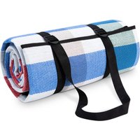 Picknickdecke Campingdecke xxl Strand Picknickdecke Wasserdicht Mit Tragegriff 150x200cm, Rot-Blau 1 - Paco Home Picknickdecke Campingdecke xxl Strand Picknickdecke Wasserdicht Mit Tragegriff 150x200cm, Rot-Blau 1 - Paco Home von PACO HOME