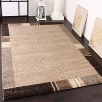 Schwerer Webteppich Beige Bordüre 240x340 cm - Paco Home von PACO HOME