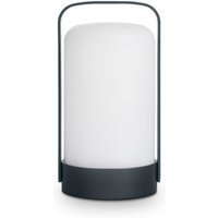 Paco Home Stehlampe In- und Outdoor Tischlampe Akku Garten Terasse Aufladbar RGB Anthrazit, Tischleuchte 5 (Akku) von PACO HOME