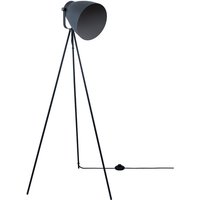 Paco Home Stehleuchte Modern Wohnzimmer Pendelleuchte Industrial Scheinwerfer Design E27 Anthrazit-Grau, Stehleuchte von PACO HOME