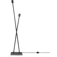 Tischlampe Stehlampe Vintage E27 Wohnzimmer Industriell Design Modern led Retro Stehleuchte, Schwarz - Paco Home von PACO HOME