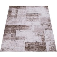 Paco Home Teppich "Bari 873", rechteckig, 13 mm Höhe, Kurzflor, Patchwork Design, Used-Look von PACO HOME