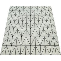 Paco Home Teppich "Brugge 224", rechteckig, Flachgewebe, modernes gemetrisches Muster, In- und Outdoor geeignet von PACO HOME