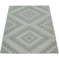 Paco Home Teppich "Eupen 471" rechteckig 22 mm Höhe Hoch-Tief-Struktur, Rauten Muster, In- und Outdoor geeignet Paco Home Teppich "Eupen 471" rechteckig 22 mm Höhe Hoch-Tief-Struktur, Rauten Muster, In- und Outdoor geeignet von PACO HOME
