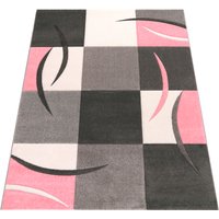 Paco Home Teppich "Lara 235", rechteckig, 16 mm Höhe, Kurzflor, modernes Design, Pastell-Farben, mit Konturenschnitt Paco Home Teppich "Lara 235", rechteckig, 16 mm Höhe, Kurzflor, modernes Design, Pastell-Farben, mit Konturenschnitt von PACO HOME