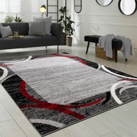 Paco Home Teppich "Sinai 059", rechteckig, 13 mm Höhe, Kurzflor, modernes Design, mit Bordüre von PACO HOME
