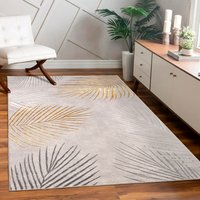 Paco Home Teppich "Tuana 218", rechteckig, 15 mm Höhe, Kurzflor, modernes Blätter Design, Hoch-Tief-Struktur, Wohnzimmer Paco Home Teppich "Tuana 218", rechteckig, 15 mm Höhe, Kurzflor, modernes Blätter Design, Hoch-Tief-Struktur, Wohnzimmer von PACO HOME