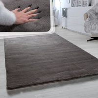 Paco Home - Teppich Wohnzimmer Hochflor Softes Kaninchenfell Imitat Kunstfell Anthrazit 80x300 cm Paco Home - Teppich Wohnzimmer Hochflor Softes Kaninchenfell Imitat Kunstfell Anthrazit 80x300 cm von PACO HOME