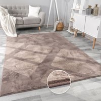 Paco Home - Teppich Wohnzimmer Kunstfell Plüsch Hochflor Shaggy Weich Verschied. Farben 60x90 cm, Taupe Paco Home - Teppich Wohnzimmer Kunstfell Plüsch Hochflor Shaggy Weich Verschied. Farben 60x90 cm, Taupe von PACO HOME