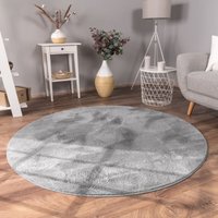 Paco Home - Teppich Wohnzimmer Kunstfell Plüsch Hochflor Shaggy Weich Verschied. Farben Anthrazit, 80 cm Rund Paco Home - Teppich Wohnzimmer Kunstfell Plüsch Hochflor Shaggy Weich Verschied. Farben Anthrazit, 80 cm Rund von PACO HOME
