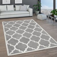 Paco Home - Teppich Wohnzimmer Kurzflor Marokkanische Kreis Und Bordüren Muster Modern 80x150 cm, Grau 8 Paco Home - Teppich Wohnzimmer Kurzflor Marokkanische Kreis Und Bordüren Muster Modern 80x150 cm, Grau 8 von PACO HOME