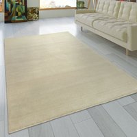 Paco Home - Teppich Wohnzimmer Kurzflor Naturfaser Einfarbig Handgearbeitet Gabbeh 240x340 cm, Creme Paco Home - Teppich Wohnzimmer Kurzflor Naturfaser Einfarbig Handgearbeitet Gabbeh 240x340 cm, Creme von PACO HOME