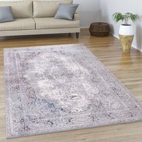 Paco Home - Teppich Wohnzimmer Kurzflor Vintage Abstrakt Orientalisch Modern Bordüre 120x170 cm, Bunt 3 Paco Home - Teppich Wohnzimmer Kurzflor Vintage Abstrakt Orientalisch Modern Bordüre 120x170 cm, Bunt 3 von PACO HOME