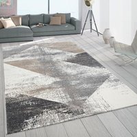 Teppich Wohnzimmer Kurzflor Vintage Design Abstraktes Muster Pastell Grau Beige 240x340 cm - Paco Home Teppich Wohnzimmer Kurzflor Vintage Design Abstraktes Muster Pastell Grau Beige 240x340 cm - Paco Home von PACO HOME