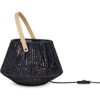 Paco Home - Tischlampe Schreibtischlampe Nachttisch Lampe Leselampe Lampenschirm Boho E27 Schwarz, Typ 2 von PACO HOME