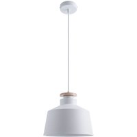 Paco Home - Pendelleuchte Hängelampe Esszimmer Küchenlampe Esstischlampe Skandinavisch E27 Design u, Weiß-Holz von PACO HOME