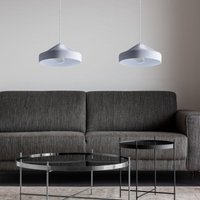 Paco Home - Pendelleuchte Hängelampe Esszimmer Küchenlampe Hängend Esstischlampe Innen Weiß Weiß, Design t + Leuchtmittel G95 Klar von PACO HOME
