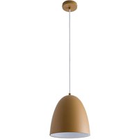 Pendelleuchte Küchenlampe Hängelampe Esszimmer Esstischlampe Innen Gold Weiß Weiß-Gold, Klar ST64 800 Lumen / 7W - Paco Home von PACO HOME