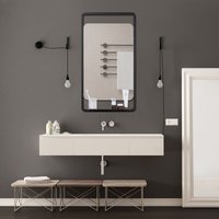 Paco Home - Spiegel Zum Aufhängen Wandspiegel Dekorativer Badspiegel Flur Modern Rund Typ 9, 50x90cm von PACO HOME