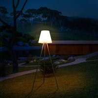 Stehlampe In- und Outdoor Tischlampe Akku Garten Terasse Aufladbar rgb Weiß, Stehleuchte 1 (Akku) - Paco Home von PACO HOME