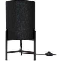 Stehleuchte Tischleuchte Wohnzimmer Schlafzimmer Stofflampe Modern Deko Stylisch Stehleuchte, Schwarz - Paco Home von PACO HOME