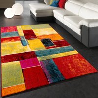 Paco Home - Teppich Modern Splash Designer Teppich Bunt Karo Model Neu ovp 240x330 cm von PACO HOME
