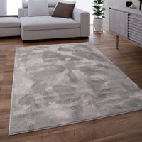 Paco Home - Teppich Wohnzimmer Kunstfell Shaggy Hochflor Waschbar In Waschmaschine Soft Uni Grau 160x230 cm von PACO HOME