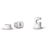 Paco Home - Lampenaufhängung Deckenpin Pendelleuchte Affenschaukel Kabelhalter Deckenhaken Weiß 2er Set, Deckenhaken von PACO HOME