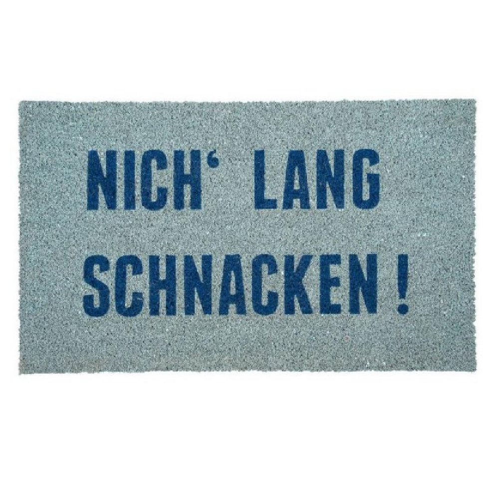 Fußmatte Fußmatte Fraze Nich lang Schnacken Aqua (45x75cm), PAD von PAD
